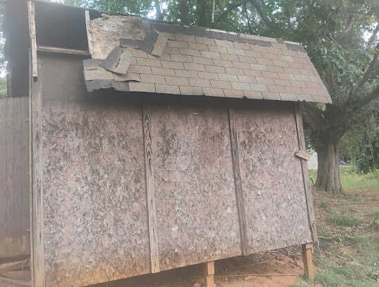 Shed removal job